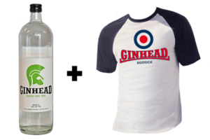 Ginhead Set mit Baseball Shirt und Ginhead Gin